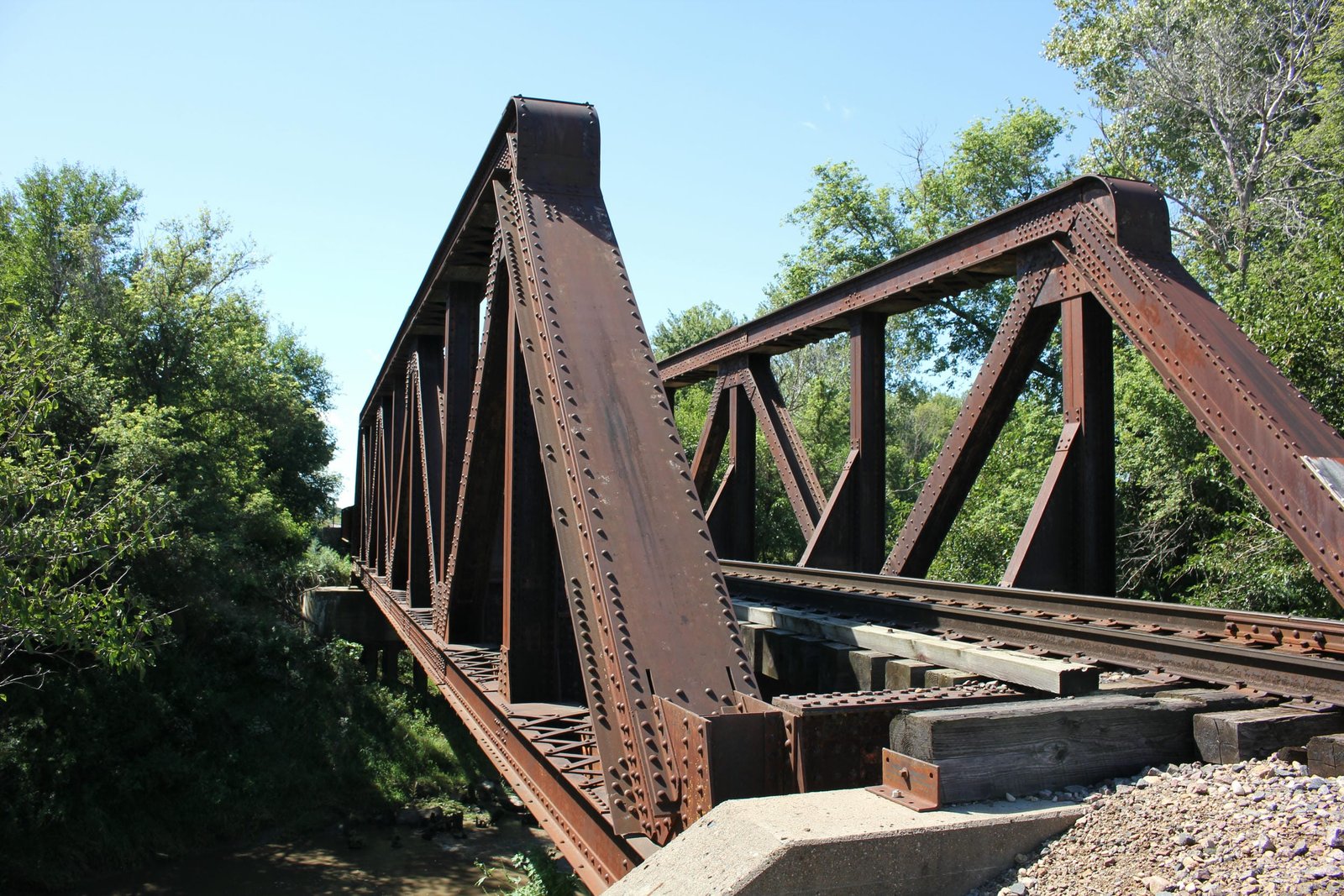 Looking south